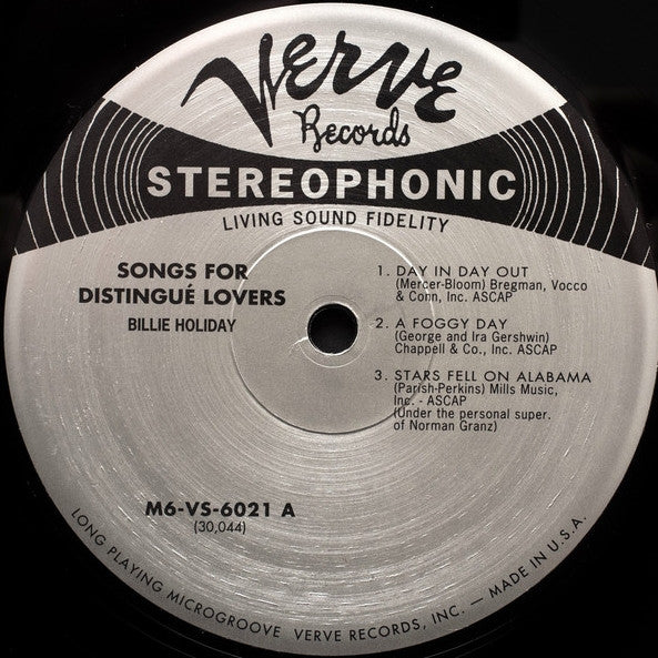 Billie Holiday - Songs For Distingué Lovers - (nuovo)