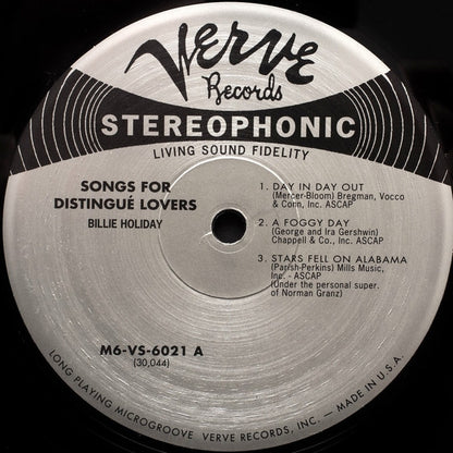 Billie Holiday - Songs For Distingué Lovers - (nuovo)