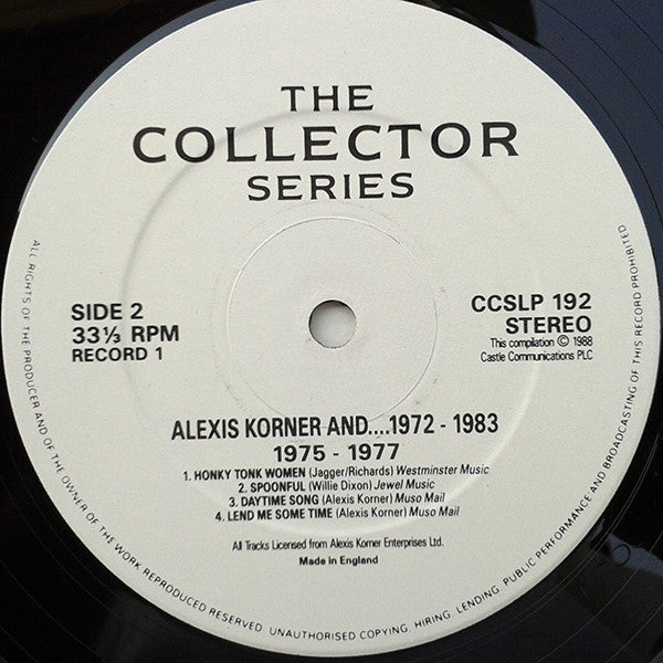 Alexis Korner - Alexis Korner And... 1972 - 1983