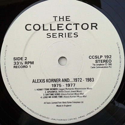 Alexis Korner - Alexis Korner And... 1972 - 1983