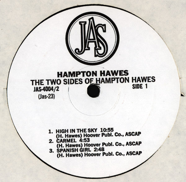 Hampton Hawes - The Two Sides Of Hampton Hawes