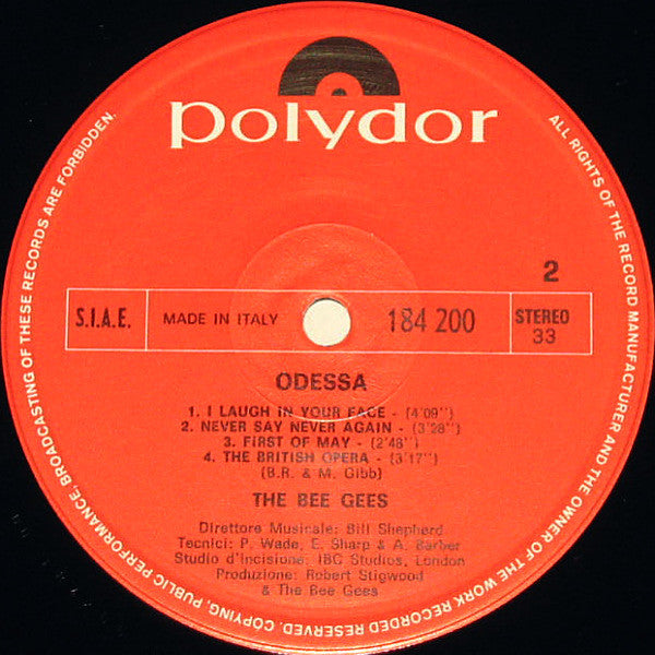 Bee Gees - Odessa