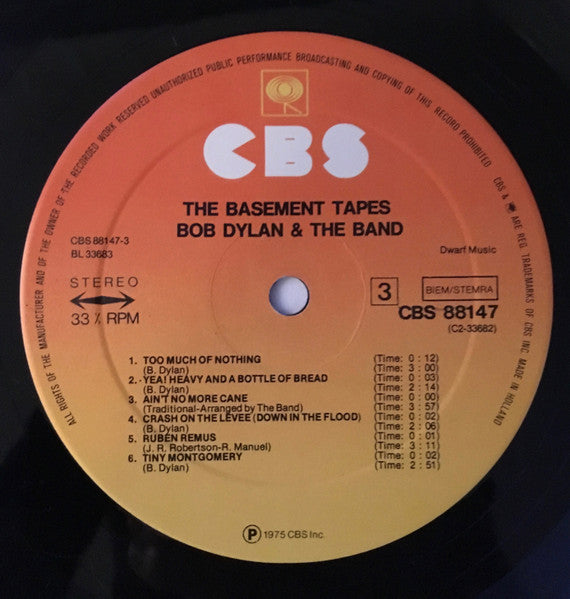 Bob Dylan - The Basement Tapes