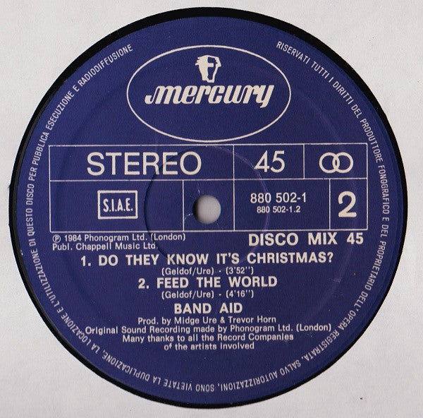 Band Aid - Do They Know It's Christmas?