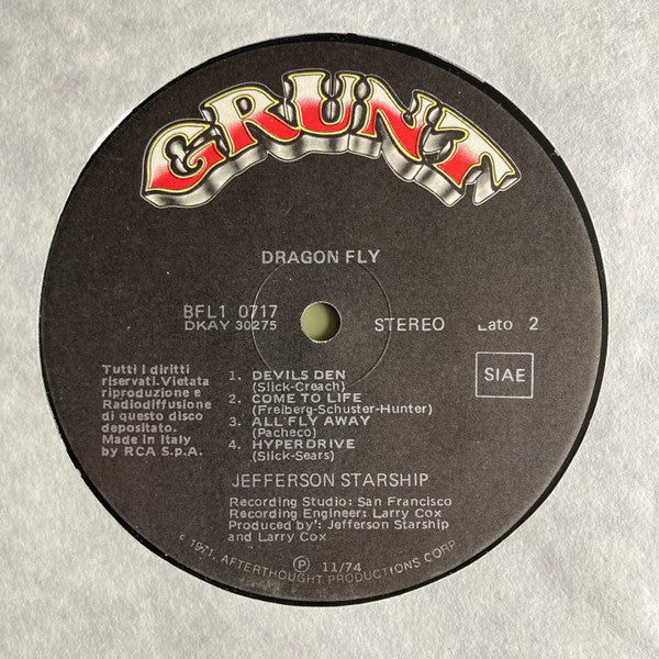 Jefferson Starship - Dragon Fly