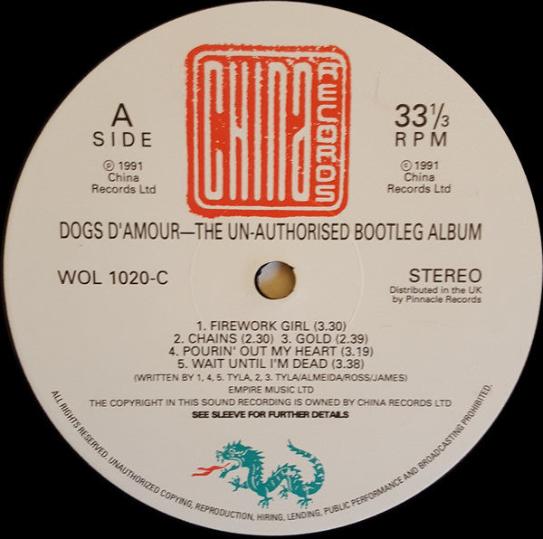 The Dogs D'Amour - Dogs Hits & Bootleg Album