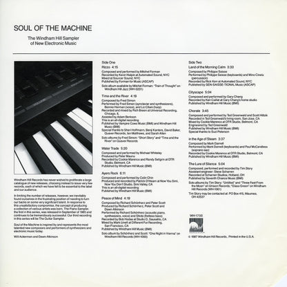 Various - Soul Of The Machine (The Windham Hill Sampler Of New Electronic Music)