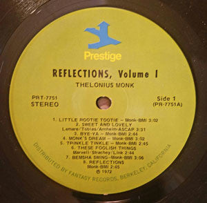 Thelonious Monk - Reflections, Vol. 1