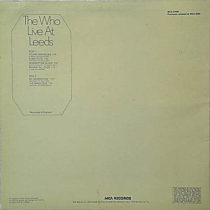 The Who - Live At Leeds