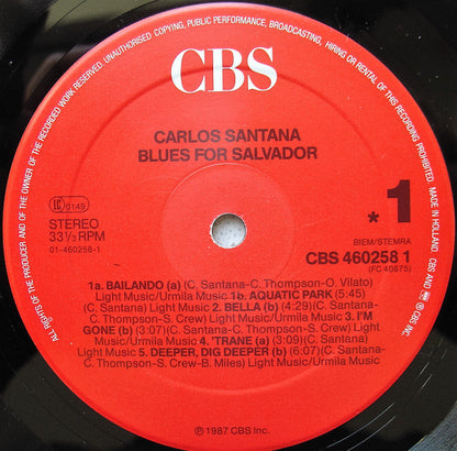 Carlos Santana - Blues For Salvador
