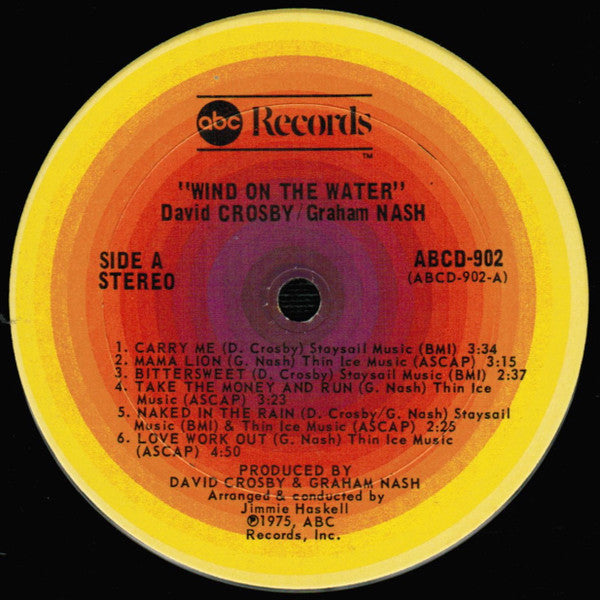 Crosby & Nash - Wind On The Water