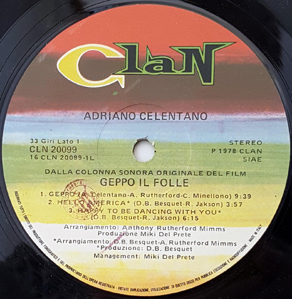 Adriano Celentano - Geppo Il Folle