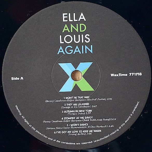 Ella And Louis ‎– Ella And Louis Again - (nuovo)