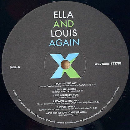 Ella And Louis ‎– Ella And Louis Again - (nuovo)