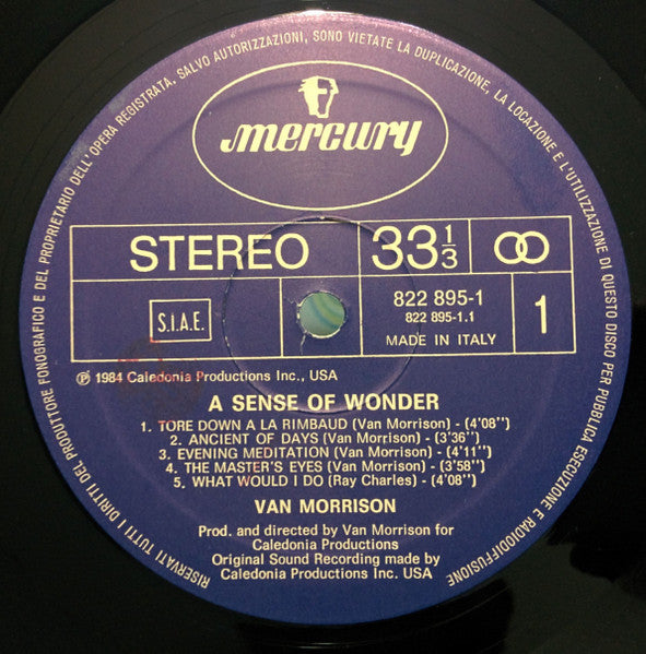 Van Morrison - A Sense Of Wonder