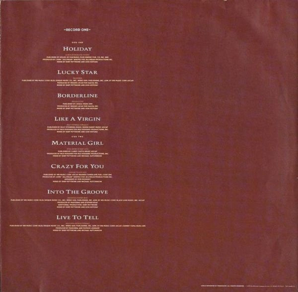 Madonna - The Immaculate Collection