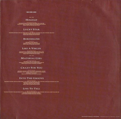 Madonna - The Immaculate Collection