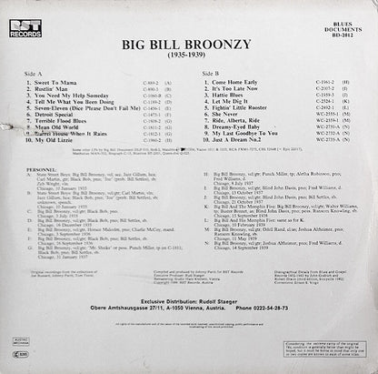 Big Bill Broonzy - Big Bill Broonzy (1935-1939)