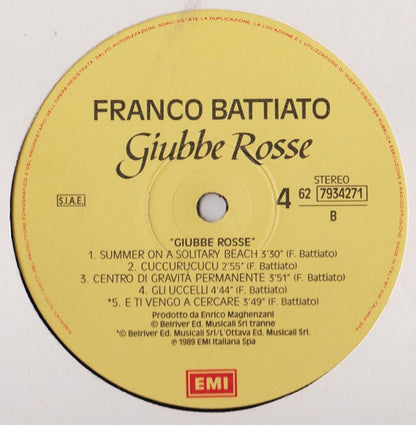 Franco Battiato - Giubbe Rosse