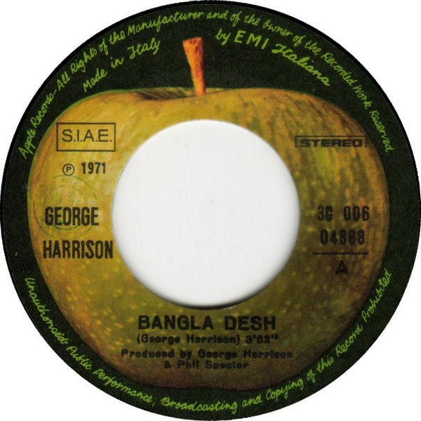 George Harrison - Bangla Desh / Deep Blue (7")