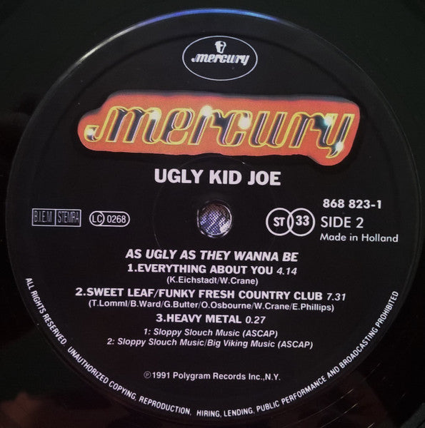 Ugly Kid Joe - As Ugly As They Wanna Be