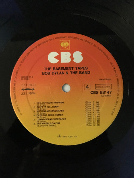 Bob Dylan - The Basement Tapes