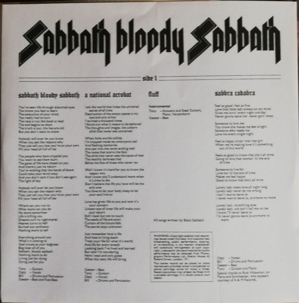 Black Sabbath - The Vinyl Collection 1970-1978 (box) (nuovo)
