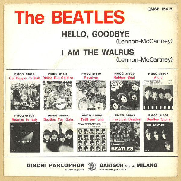 The Beatles - Hello, Goodbye / I Am The Walrus (7")