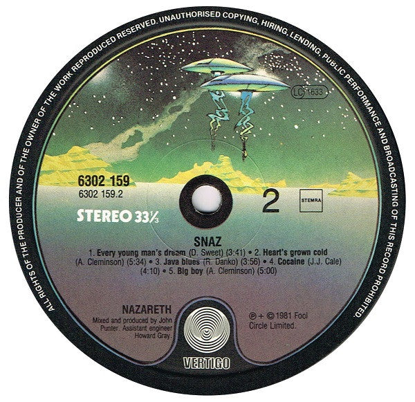 Nazareth - 'Snaz