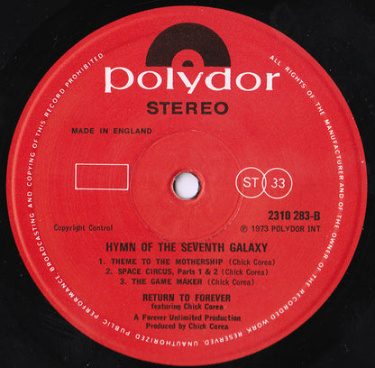 Return To Forever - Hymn Of The Seventh Galaxy