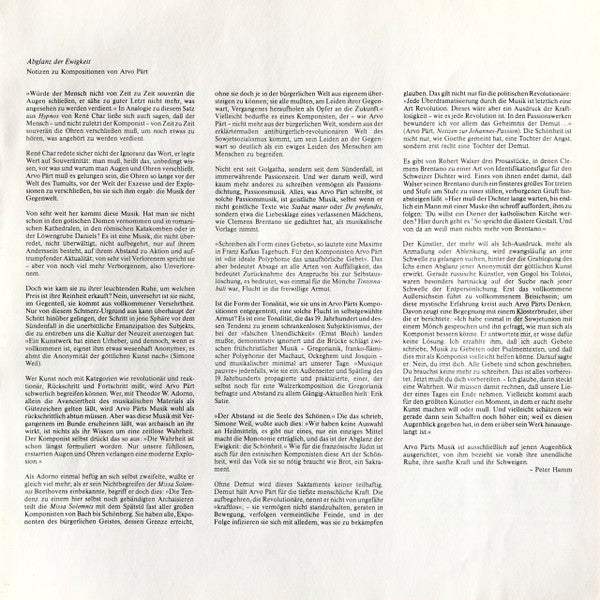Arvo Pärt - Arbos