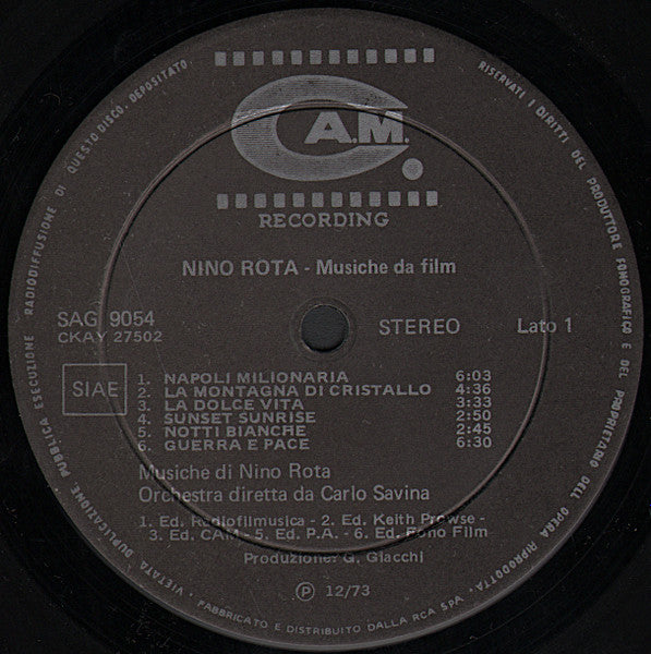 Nino Rota - Musiche Da Film