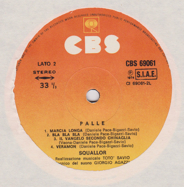 Squallor - Palle