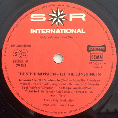 The Fifth Dimension - Let The Sunshine In