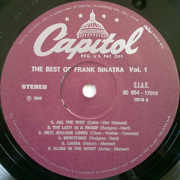 Frank Sinatra - The Best Of Frank Sinatra N.1
