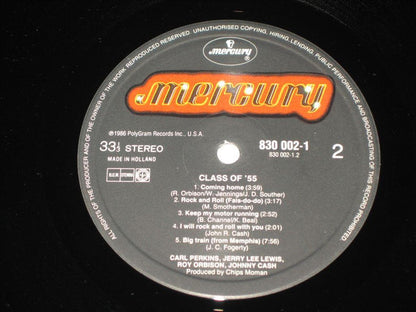 Class Of '55 = Carl Perkins / Jerry Lee Lewis / Roy Orbison / Johnny Cash ‎– Memphis Rock & Roll Homecoming