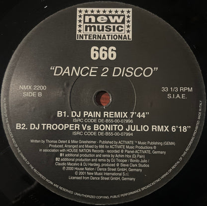 666 - Dance 2 Disco