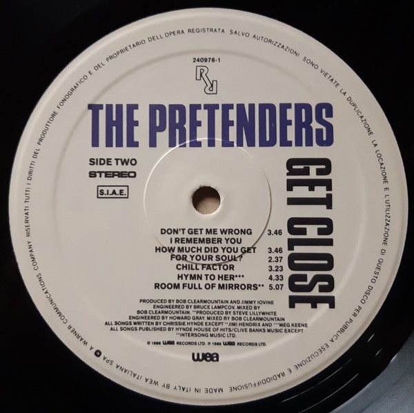 The Pretenders - Get Close