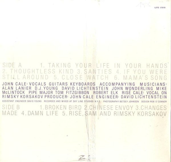 John Cale - Music For A New Society