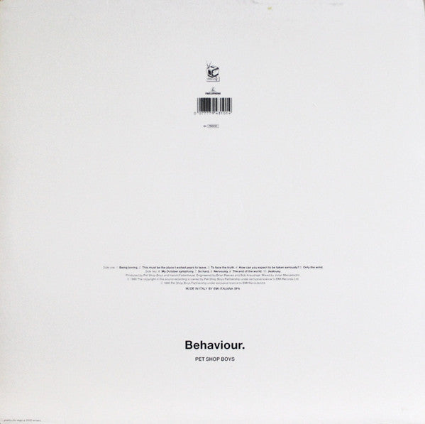Pet Shop Boys - Behaviour