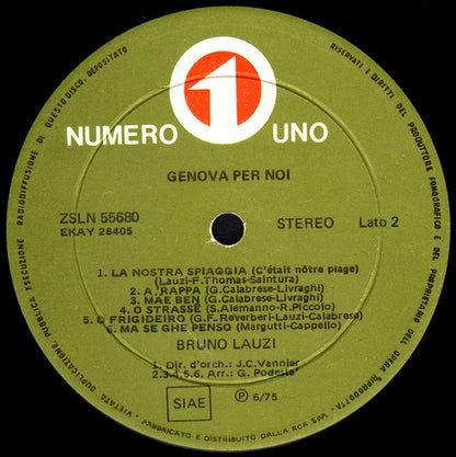 Bruno Lauzi - Genova Per Noi