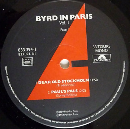 Donald Byrd - Byrd In Paris Volume I