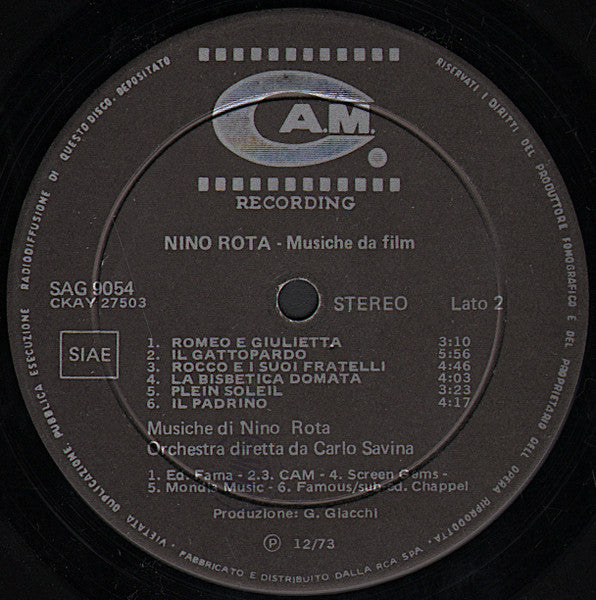 Nino Rota - Musiche Da Film