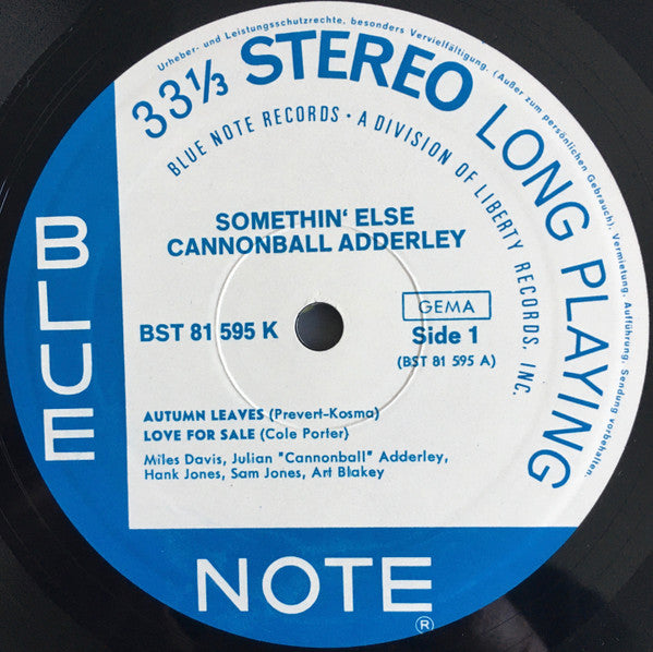 Cannonball Adderley - Somethin' Else