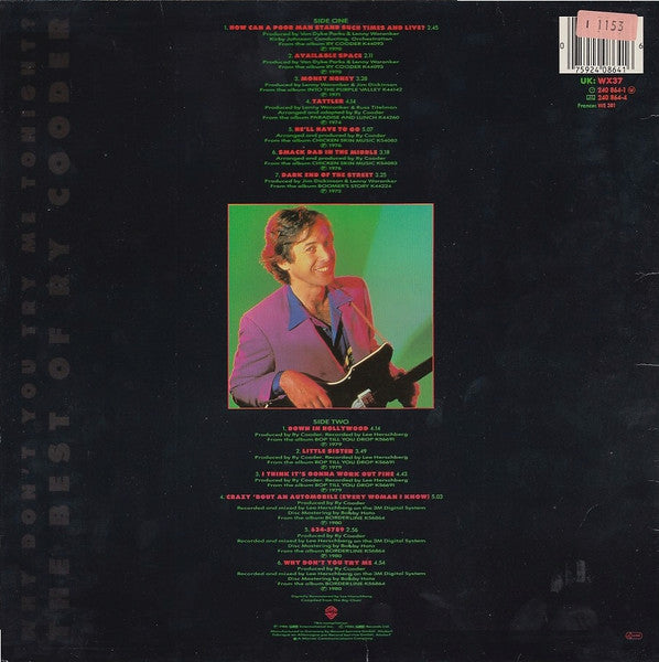 Ry Cooder - Why Don't You Try Me Tonight? The Best Of Ry Cooder