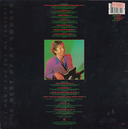 Ry Cooder - Why Don't You Try Me Tonight? The Best Of Ry Cooder