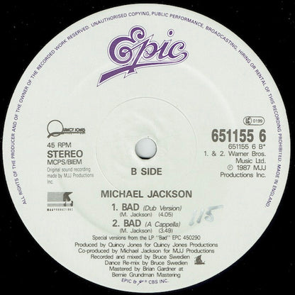 Michael Jackson - Bad