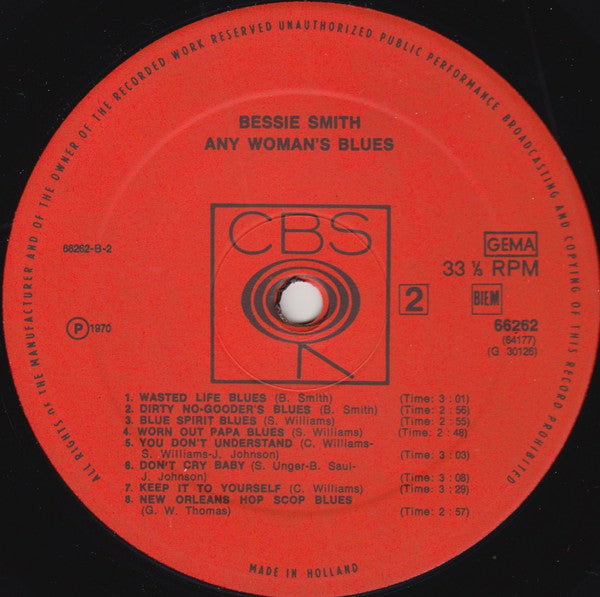 Bessie Smith - Any Woman's Blues