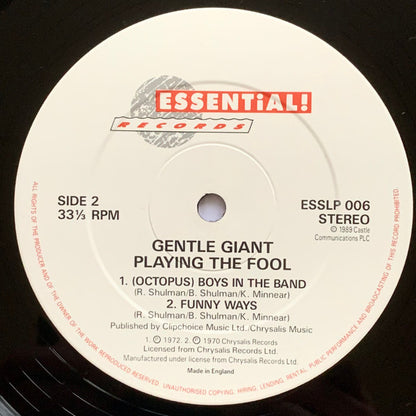 Gentle Giant - Playing The Fool