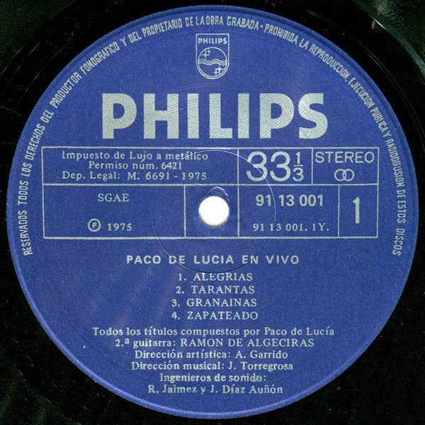 Paco De Lucía - En Vivo Desde El Teatro Real
